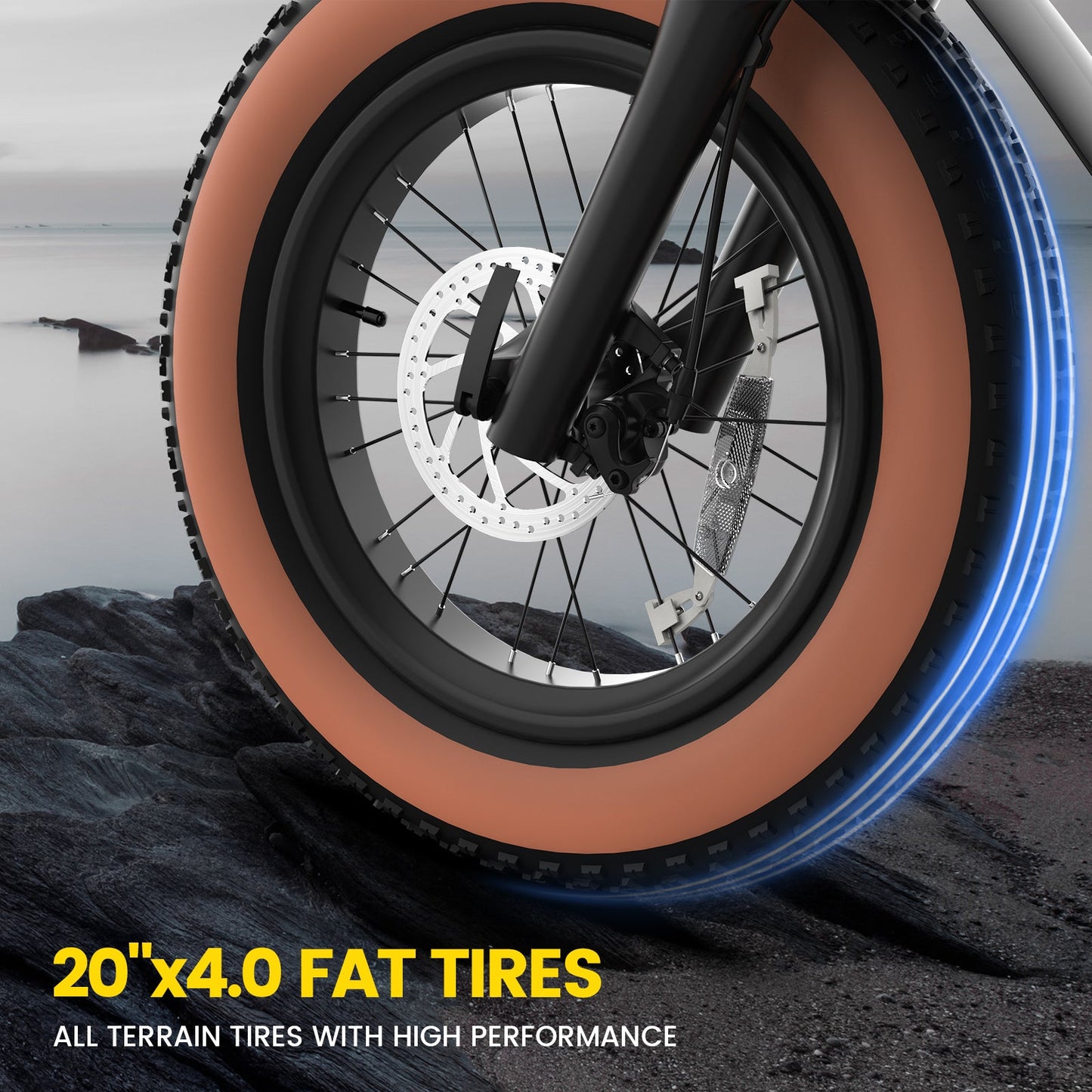 5TH WHEEL KNIGHT Retro Electric Bike| 1500W Peak Motor & 35 Mile Range