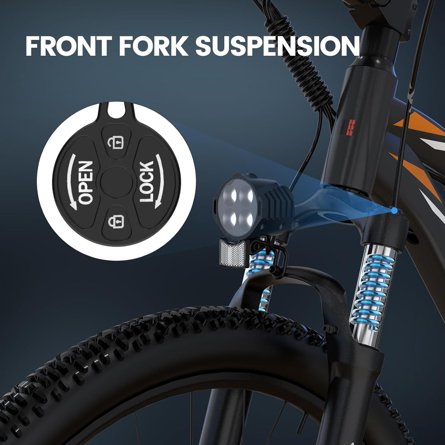 5TH WHEEL MATE Commuter Electric Bike | 1000W Peak Motor & 25 Mile Range