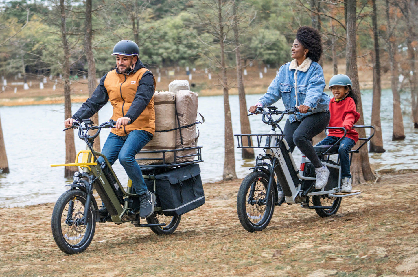 5TH WHEEL TORNADO PRO Full Utility Cargo Electric Bike | 1000W Peak Motor & 25 Mile Range with GPS Module