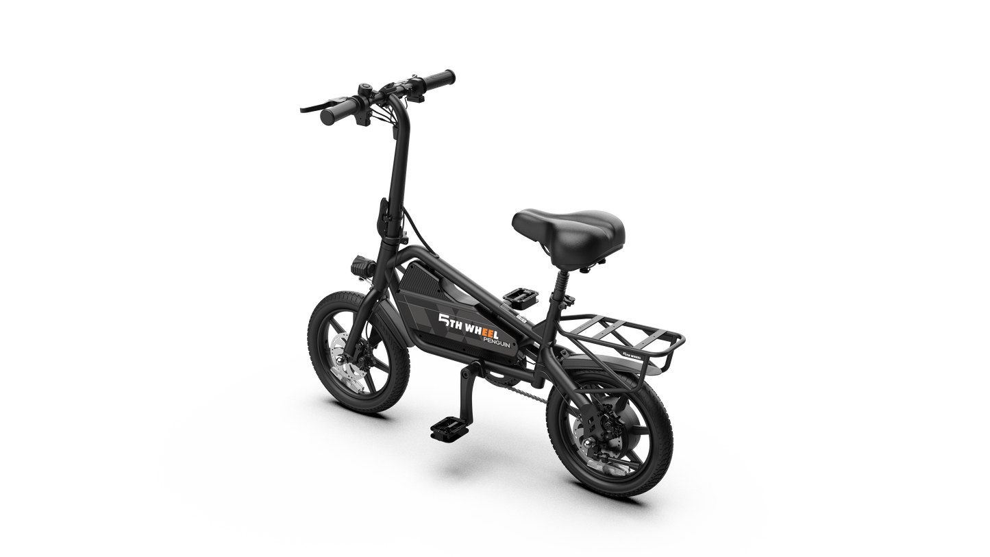 5TH WHEEL TRANSIT Compact Electric Bike | 700W Peak Motor & 20 Mile Range