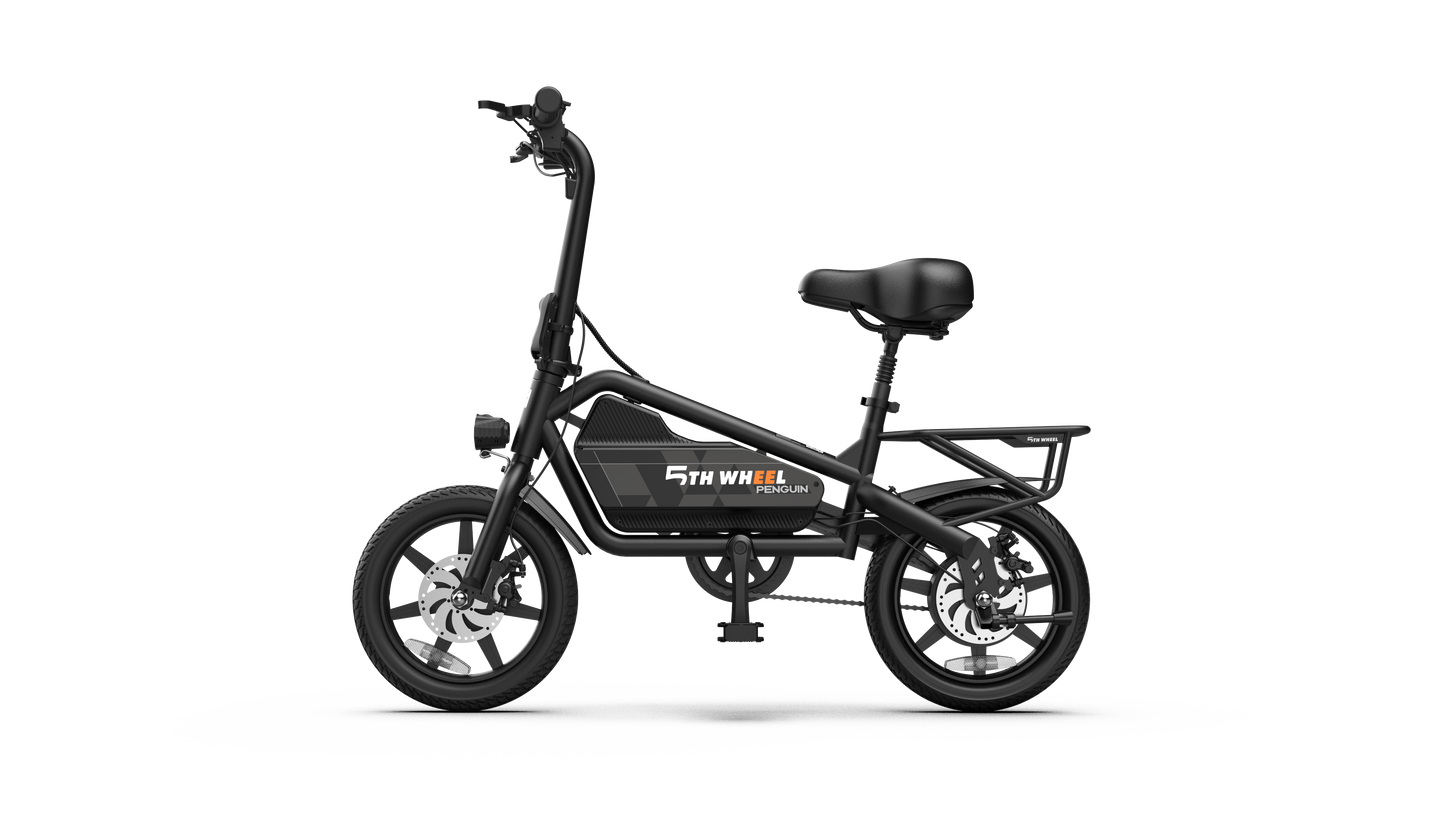 5TH WHEEL TRANSIT Compact Electric Bike | 700W Peak Motor & 20 Mile Range