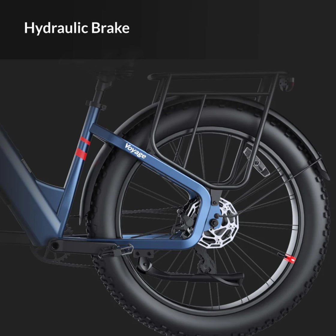 5TH WHEEL VOYAGE All-Terrain Fat Tire Electric Bike | 750W Peak Motor & 35 Mile Range