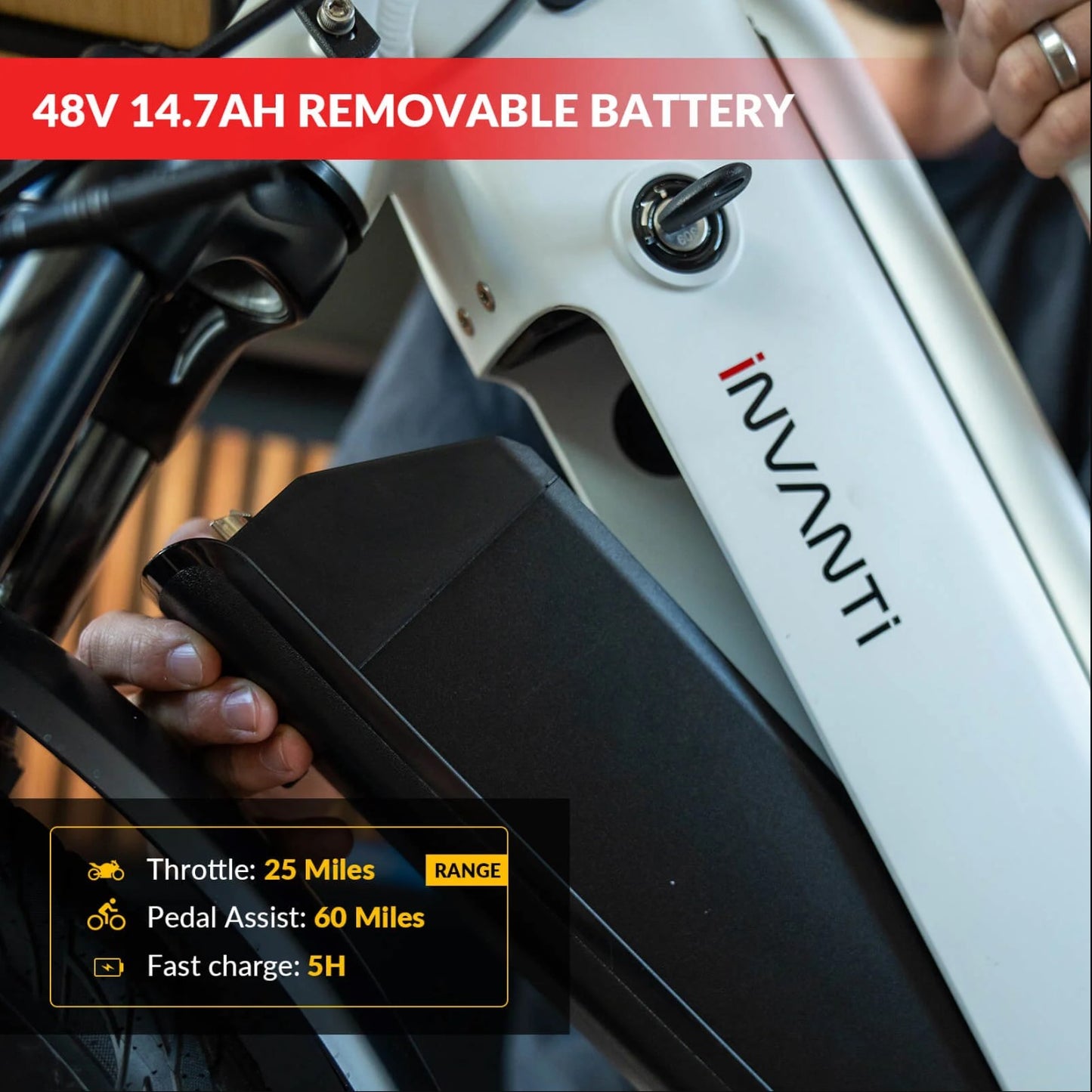 5TH WHEEL TORNADO Full Utility Cargo Electric Bike | 1000W Peak Motor & 25 Mile Range