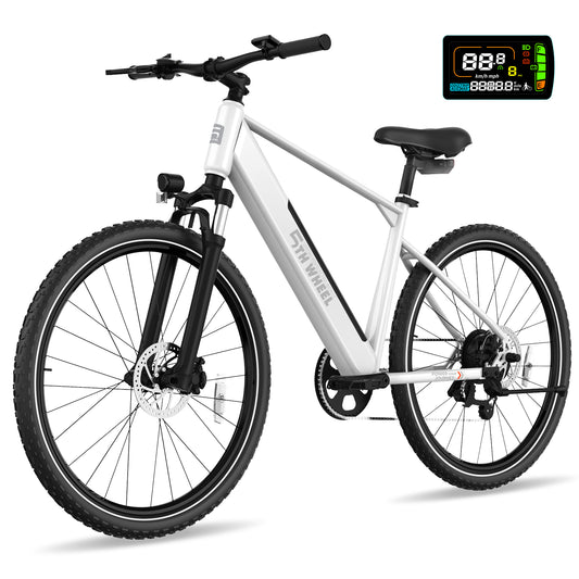 5TH WHEEL IMPACT Gravel Commuter Electric Bike | 700W Peak Motor & 22 Mile Range
