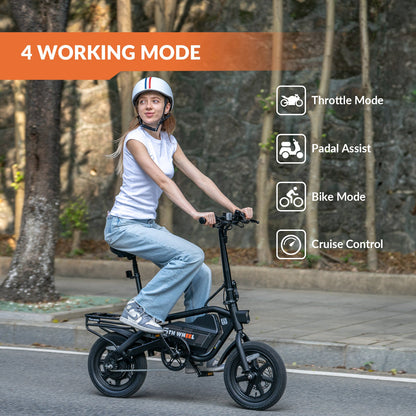 5TH WHEEL TRANSIT Compact Electric Bike | 700W Peak Motor & 20 Mile Range