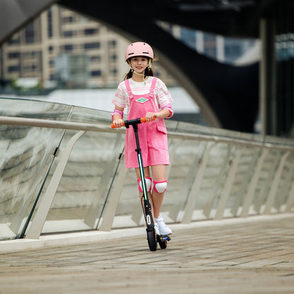 5TH WHEEL Kids Electric Scooter | 150W Rated Motor, 20 Mile Range, Adjustable Height Stem with Ambient Lighting System