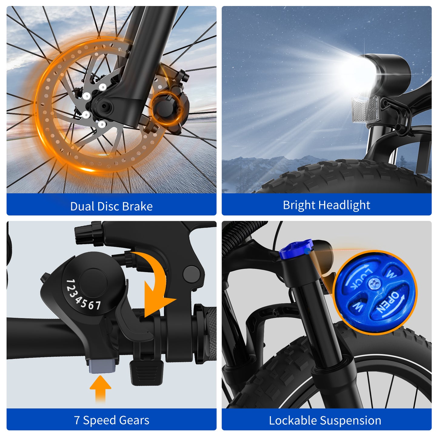 5TH WHEEL IMPACT Gravel Commuter Electric Bike | 700W Peak Motor & 22 Mile Range