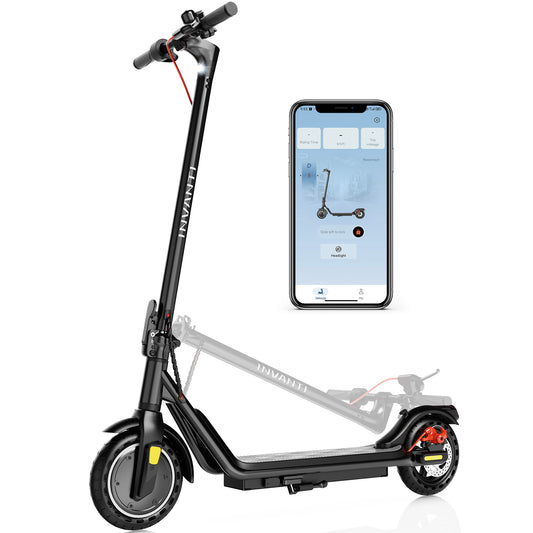 5TH WHEEL V10PLUS Electric Scooter – 500W Peak, 18 mph Top Speed, 19 Mile Max Range, 265 lbs Max Capactiy, 8.5" Solid Tires