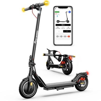 5TH WHEEL V20PRO Electric Scooter - 600W Peak, 265 lbs Capacity, 10" Solid Tires, Turn Signals