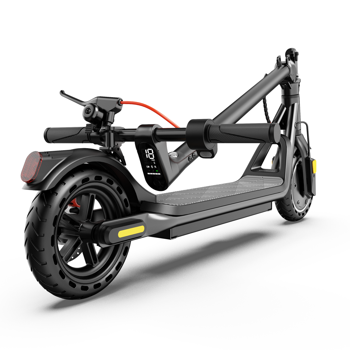 5TH WHEEL V10PLUS Electric Scooter – 500W Peak, 18 mph Top Speed, 19 Mile Max Range, 265 lbs Max Capactiy, 8.5" Solid Tires
