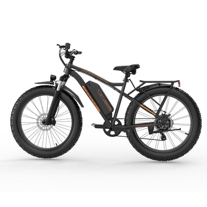 5TH WHEEL FALCONX All-Terrain Cargo Electric Bike - 500W Rated Motor, 20 MPH Top Speed, 72 Mile Max Range, with 26” Fat Tires