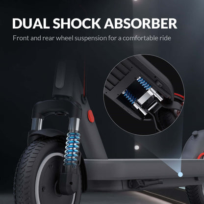 5TH WHEEL V40PRO Electric Scooter | 800W Peak Motor & 25 Mile Range with Ambient Lighting System