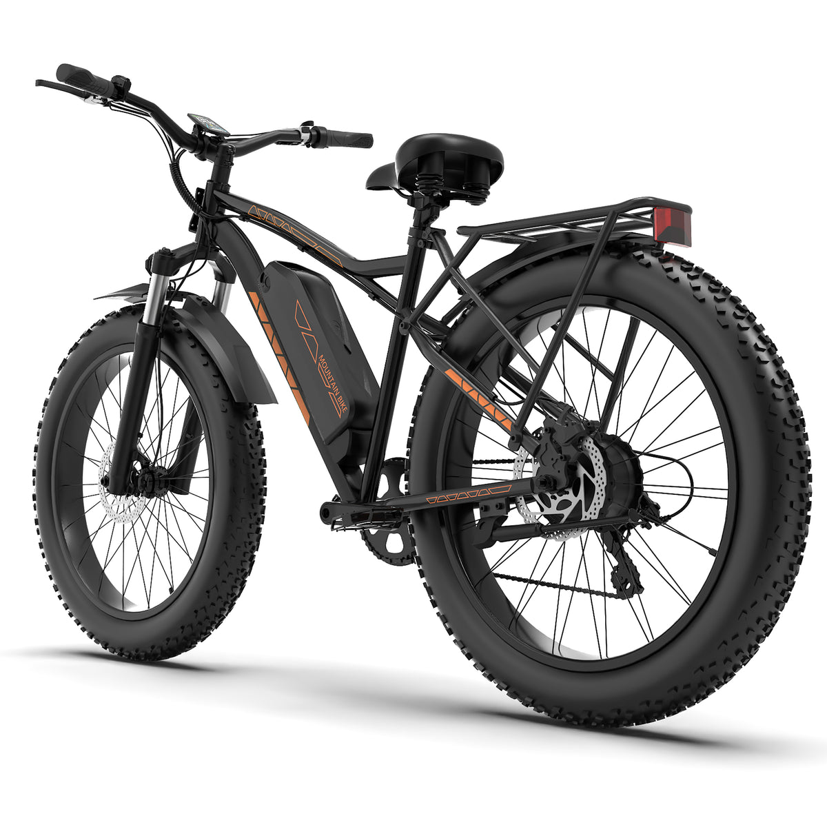 5TH WHEEL FALCONX All-Terrain Cargo Electric Bike - 500W Rated Motor, 20 MPH Top Speed, 72 Mile Max Range, with 26” Fat Tires
