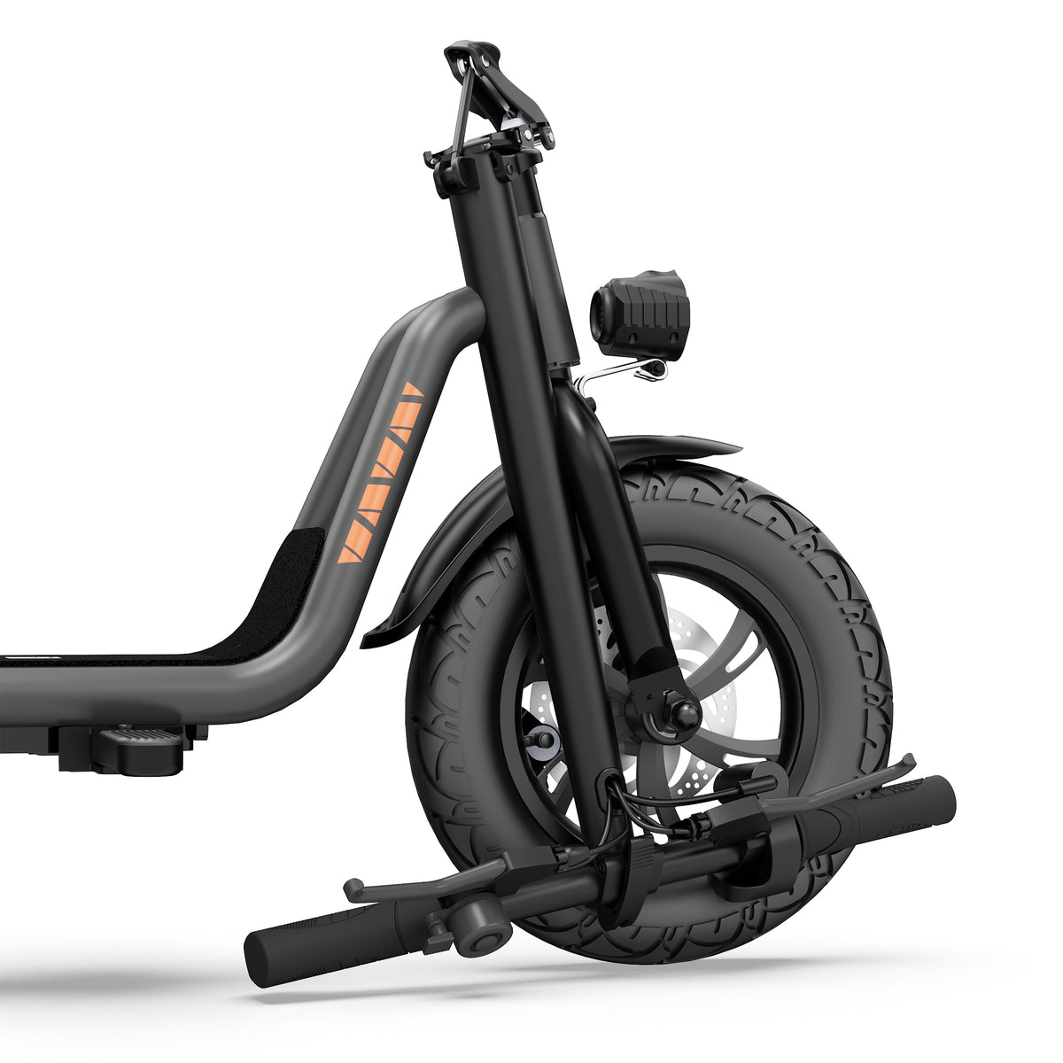 5TH WHEEL T20PRO Seated Electric Scooter w/ Rear Basket - 700W Peak, 20 mph Top Speed, 20 Mile Max Range, 265 lbs Max Capacity, 12" Tires