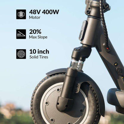 5TH WHEEL V40PRO Electric Scooter | 800W Peak Motor & 25 Mile Range with Ambient Lighting System