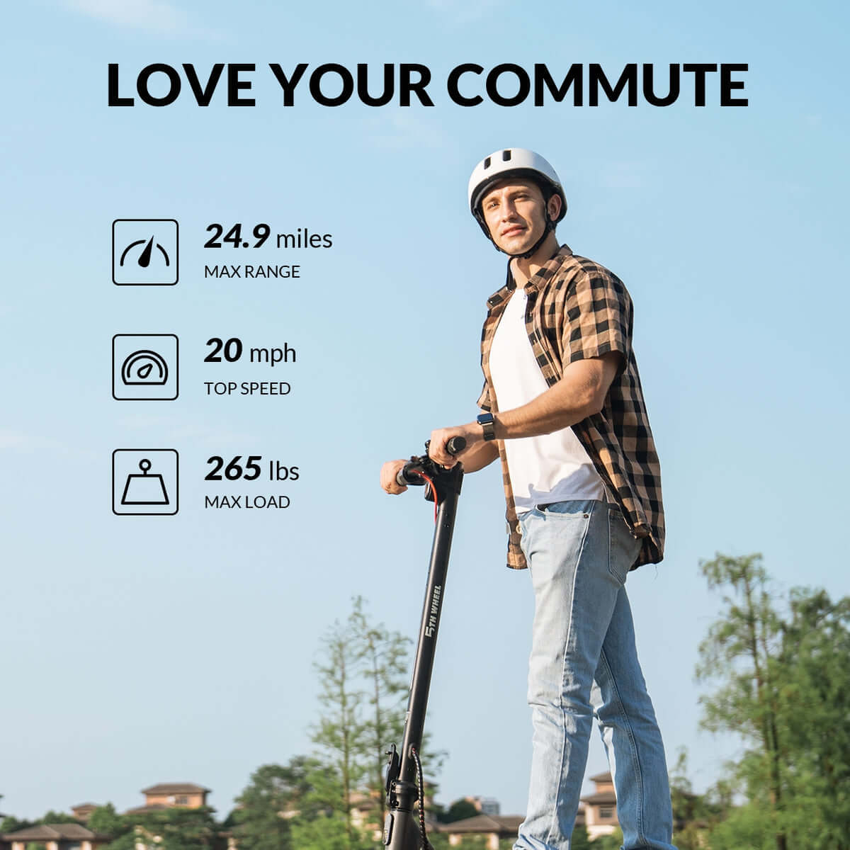 5TH WHEEL V40PRO Electric Scooter | 800W Peak Motor & 25 Mile Range with Ambient Lighting System
