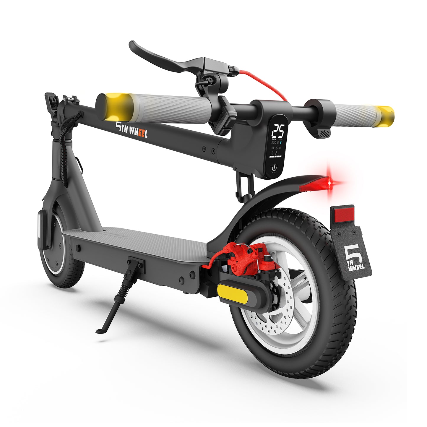 5TH WHEEL V30PRO Electric Scooter - 700W Peak, Rear Suspension, 10" Solid Tires, Turn Signals