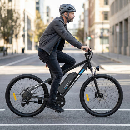 5TH WHEEL METROX Commuter Electric Bike - 350W Rated Motor, 20 MPH Top Speed, 45 Mile Max Range, with 26” Tires