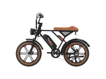 5TH WHEEL KNIGHT Retro Electric Bike| 1500W Peak Motor & 35 Mile Range