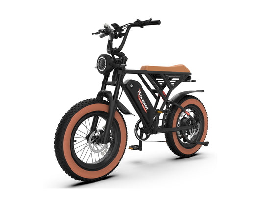 5TH WHEEL KNIGHT Retro Electric Bike| 1500W Peak Motor & 35 Mile Range
