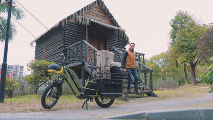 5TH WHEEL TORNADO Full Utility Cargo Electric Bike | 1000W Peak Motor & 25 Mile Range